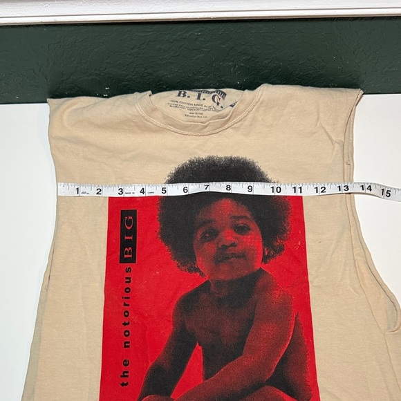 Men’s PacSun Biggie Smalls Sleeveless TankTop small Notorious BIG reg fit unisex - Picture 7 of 8